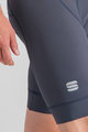 SPORTFUL Pantaloni scurți de ciclism cu bretele - BODYFIT PRO - albastru