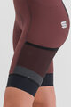 SPORTFUL Pantaloni scurți de ciclism cu bretele - SUPERGIARA - bordo