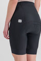 SPORTFUL Pantaloni scurți de ciclism fără bretele - BODYFIT PRO - negru