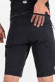 SPORTFUL Pantaloni scurți de ciclism fără bretele - SUPERGIARA - negru