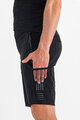 SPORTFUL Pantaloni scurți de ciclism fără bretele - SUPERGIARA - negru