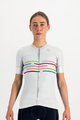 SPORTFUL Tricou de ciclism cu mânecă scurtă - VELODROME - alb