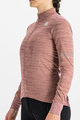 SPORTFUL Tricou de cilism pentru iarnă cu mânecă lungă - SUPERGIARA THERMAL - roz