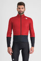 SPORTFUL Jachetă rezistentă la vânt de ciclism - TOTAL COMFORT - roșu/negru