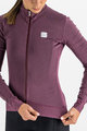 SPORTFUL Tricou de cilism pentru iarnă cu mânecă lungă - MONOCROM THERMAL - mov