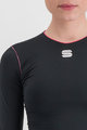 SPORTFUL Tricou de ciclism cu mânecă lungă - MIDWEIGHT - negru