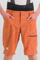 SPORTFUL Pantaloni scurți de ciclism fără bretele - CLIFF GIARA - portocaliu