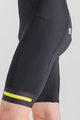 SPORTFUL Pantaloni scurți de ciclism cu bretele - NEO - negru/galben