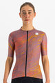 SPORTFUL Tricou de ciclism cu mânecă scurtă - CLIFF SUPERGIARA - mov/portocaliu