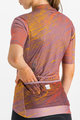 SPORTFUL Tricou de ciclism cu mânecă scurtă - CLIFF SUPERGIARA - mov/portocaliu