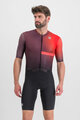 SPORTFUL Salopetă de ciclism - BOMBER - negru/mov