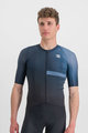 SPORTFUL Tricou de ciclism cu mânecă scurtă - BOMBER - negru/albastru