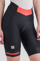 SPORTFUL Pantaloni scurți de ciclism fără bretele - NEO - negru/roșu