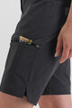 SPORTFUL Pantaloni scurți de ciclism fără bretele - GIARA W - negru