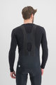 SPORTFUL Tricou de ciclism cu mânecă lungă - MERINO LS - negru
