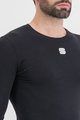 SPORTFUL Tricou de ciclism cu mânecă lungă - MERINO LS - negru