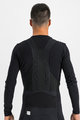 SPORTFUL Tricou de ciclism cu mânecă lungă - MERINO LS - negru