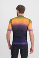 SPORTFUL Tricou de ciclism cu mânecă scurtă - FLOW SUPERGIARA - mov/galben