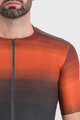 SPORTFUL Tricou de ciclism cu mânecă scurtă - FLOW SUPERGIARA - portocaliu/gri