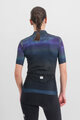 SPORTFUL Tricou de ciclism cu mânecă scurtă - FLOW SUPERGIARA W - albastru/negru