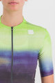SPORTFUL Tricou de ciclism cu mânecă scurtă - FLOW SUPERGIARA - verde deschis/mov