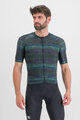 SPORTFUL Tricou de ciclism cu mânecă scurtă - GLITCH BOMBER - negru/multicolor