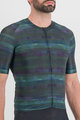 SPORTFUL Tricou de ciclism cu mânecă scurtă - GLITCH BOMBER - negru/multicolor