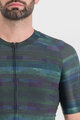 SPORTFUL Tricou de ciclism cu mânecă scurtă - GLITCH BOMBER - negru/multicolor