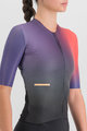 SPORTFUL Salopetă de ciclism - BOMBER - mov/negru