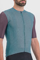 SPORTFUL Tricou de ciclism cu mânecă scurtă - CHECKMATE - albastru/mov