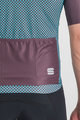 SPORTFUL Tricou de ciclism cu mânecă scurtă - CHECKMATE - albastru/mov
