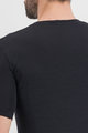 SPORTFUL Tricou de ciclism cu mânecă scurtă - MERINO LAYER - negru