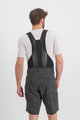SPORTFUL Pantaloni scurți de ciclism fără bretele - SKY RIDER GIARA - negru