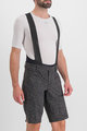 SPORTFUL Pantaloni scurți de ciclism fără bretele - SKY RIDER GIARA - negru