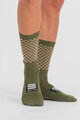SPORTFUL Șosete clasice de ciclism - CHECKMATE - verde