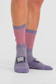 SPORTFUL Șosete clasice de ciclism - CHECKMATE - mov/roz