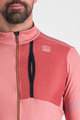 SPORTFUL Tricou de cilism pentru iarnă cu mânecă lungă - SUPERGIARA THERMAL - roz
