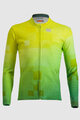 SPORTFUL Tricou de cilism pentru iarnă cu mânecă lungă - KID THERMAL - galben/verde