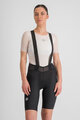 SPORTFUL Pantaloni scurți de ciclism cu bretele - SRK W - negru