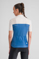 SPORTFUL Tricou de ciclism cu mânecă scurtă - PISTA W - albastru/alb
