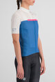 SPORTFUL Tricou de ciclism cu mânecă scurtă - PISTA W - albastru/alb