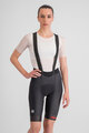 SPORTFUL Pantaloni scurți de ciclism cu bretele - FIANDRE W - negru