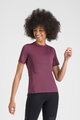 SPORTFUL Tricou de ciclism cu mânecă scurtă - SUPERGIARA W - bordo
