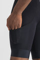 SPORTFUL Pantaloni scurți de ciclism cu bretele - SUPERGIARA 2 - negru