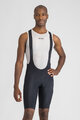 SPORTFUL Pantaloni scurți de ciclism cu bretele - GIARA 2 - negru