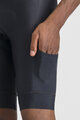 SPORTFUL Pantaloni scurți de ciclism cu bretele - GIARA 2 - negru