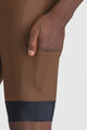 SPORTFUL Pantaloni scurți de ciclism cu bretele - GIARA 2 - maro