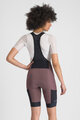 SPORTFUL Pantaloni scurți de ciclism cu bretele - SUPERGIARA 2 W - mov