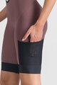 SPORTFUL Pantaloni scurți de ciclism cu bretele - SUPERGIARA 2 W - mov