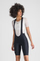 SPORTFUL Pantaloni scurți de ciclism cu bretele - GIARA 2 W - negru